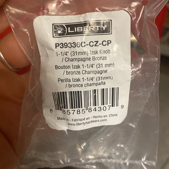 Cabinet door handle, handles, champagne, bronze with screws, elegant - Picture 11 of 11